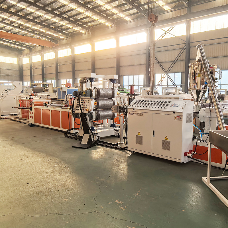 PS 시트 압출기.로드 중