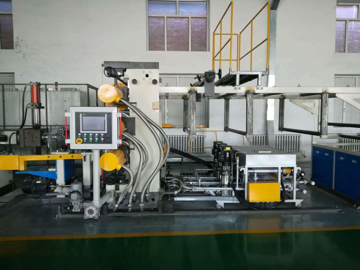 HDPE geocell 압출 장비 공장 매장