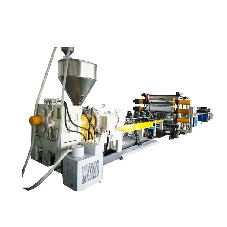 HDPE Geocell 시트 압출기 기계